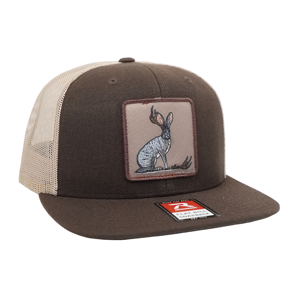Flat Jackalope Hat - FB