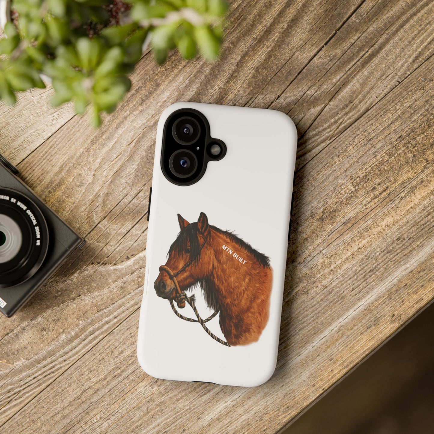MTN BUILT Mustang phone case | Wild Horse Illustration