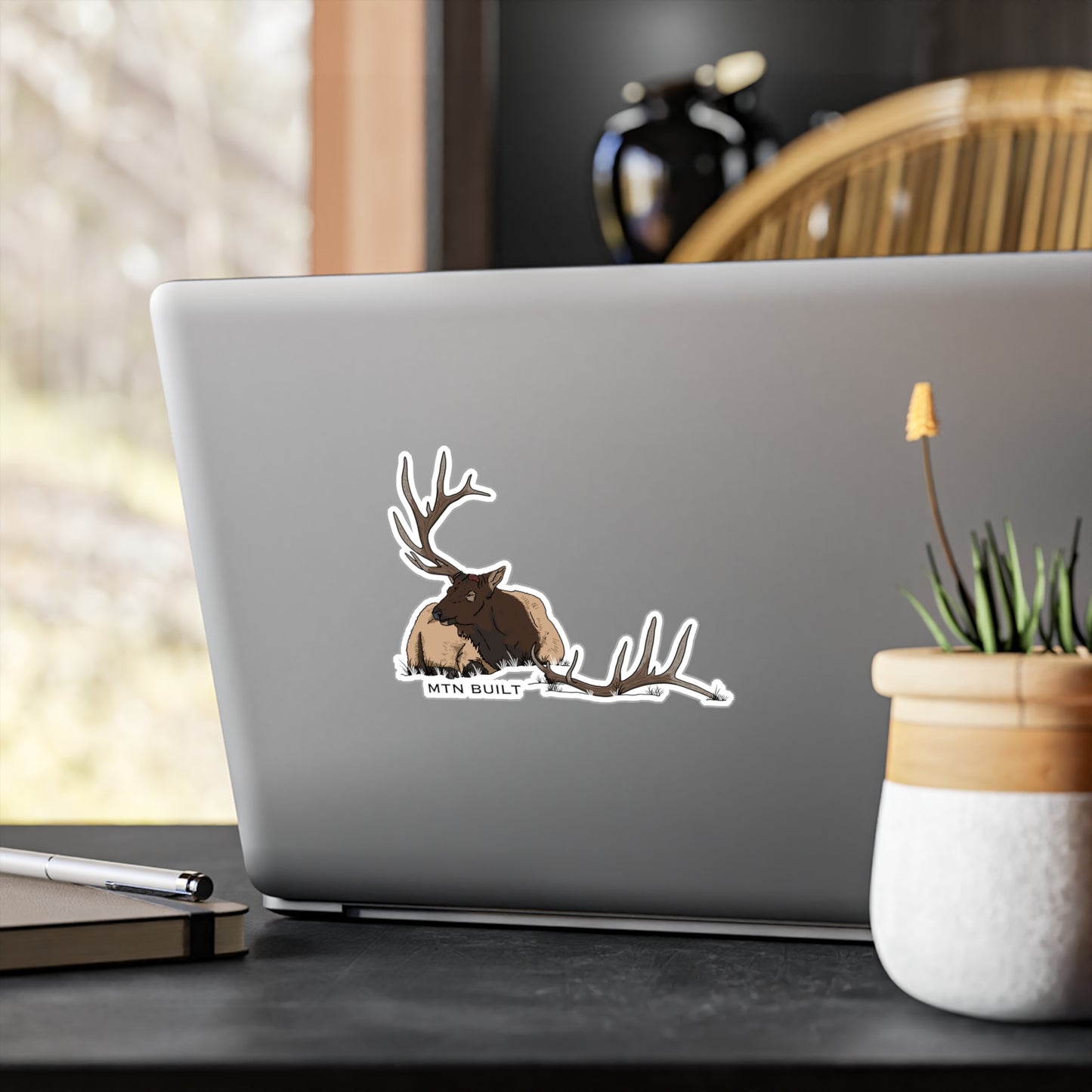 Bull Elk Shed Vinyl Decal | MTN BUILT sticker