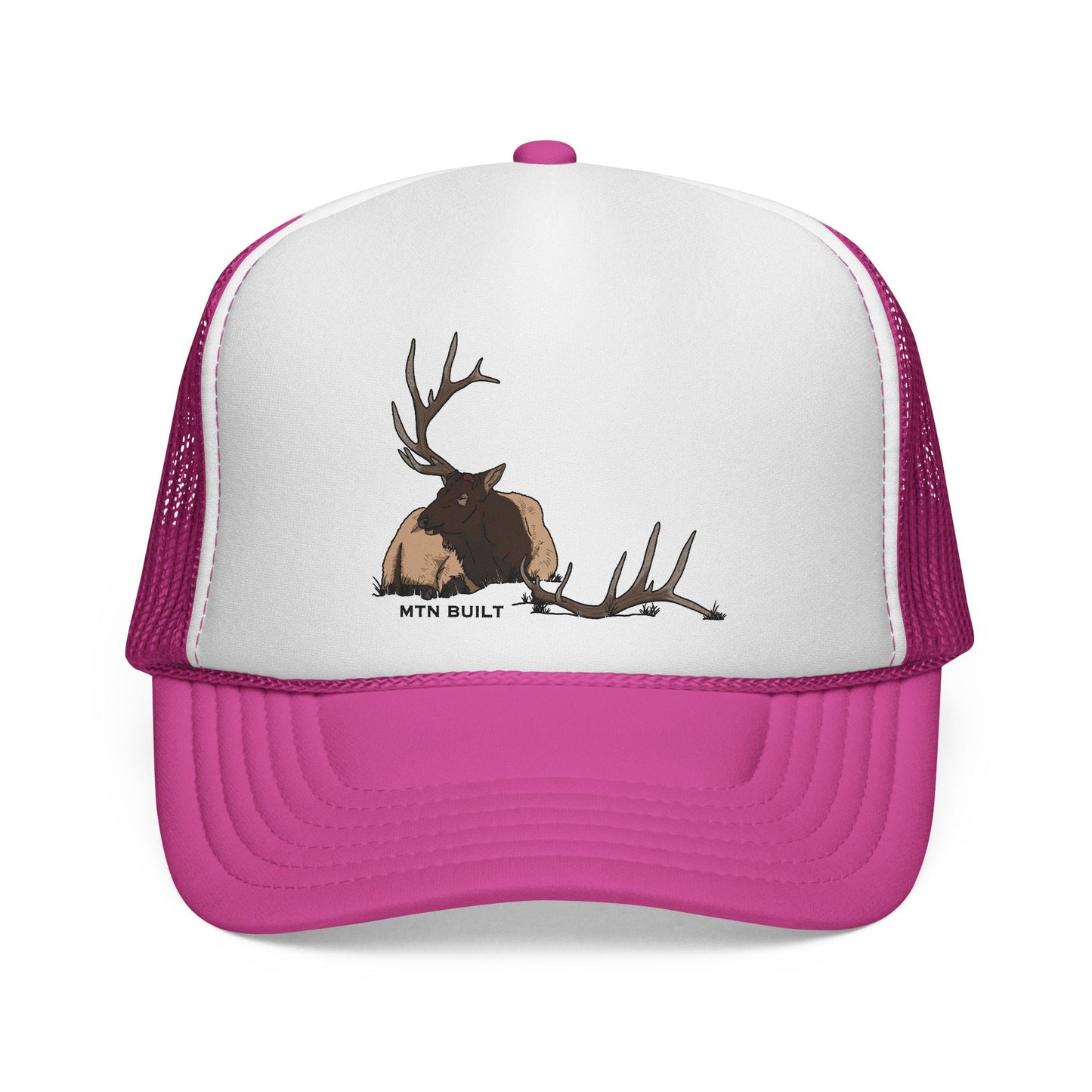 "The Dream" Elk Shed Antler Sketch Trucker Cap | Wildlife Hunting Hat