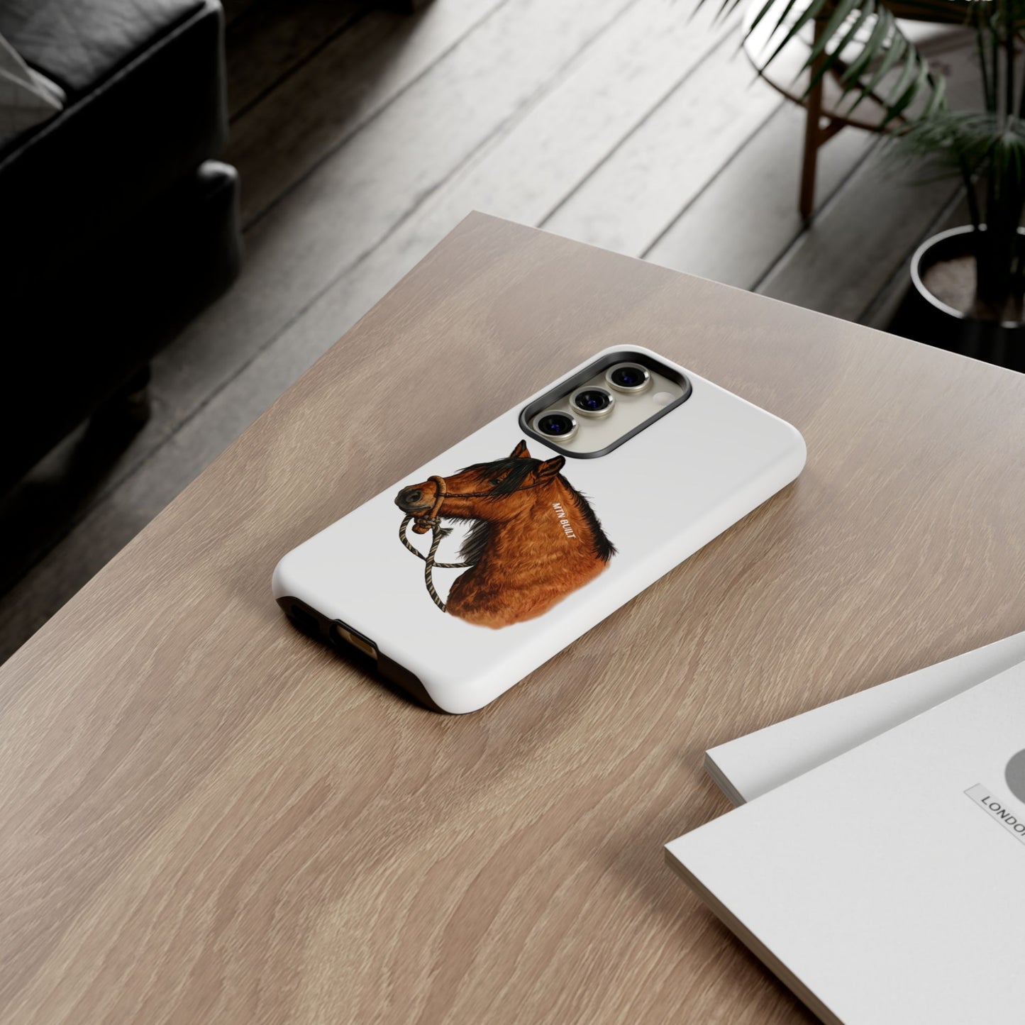 MTN BUILT Mustang phone case | Wild Horse Illustration