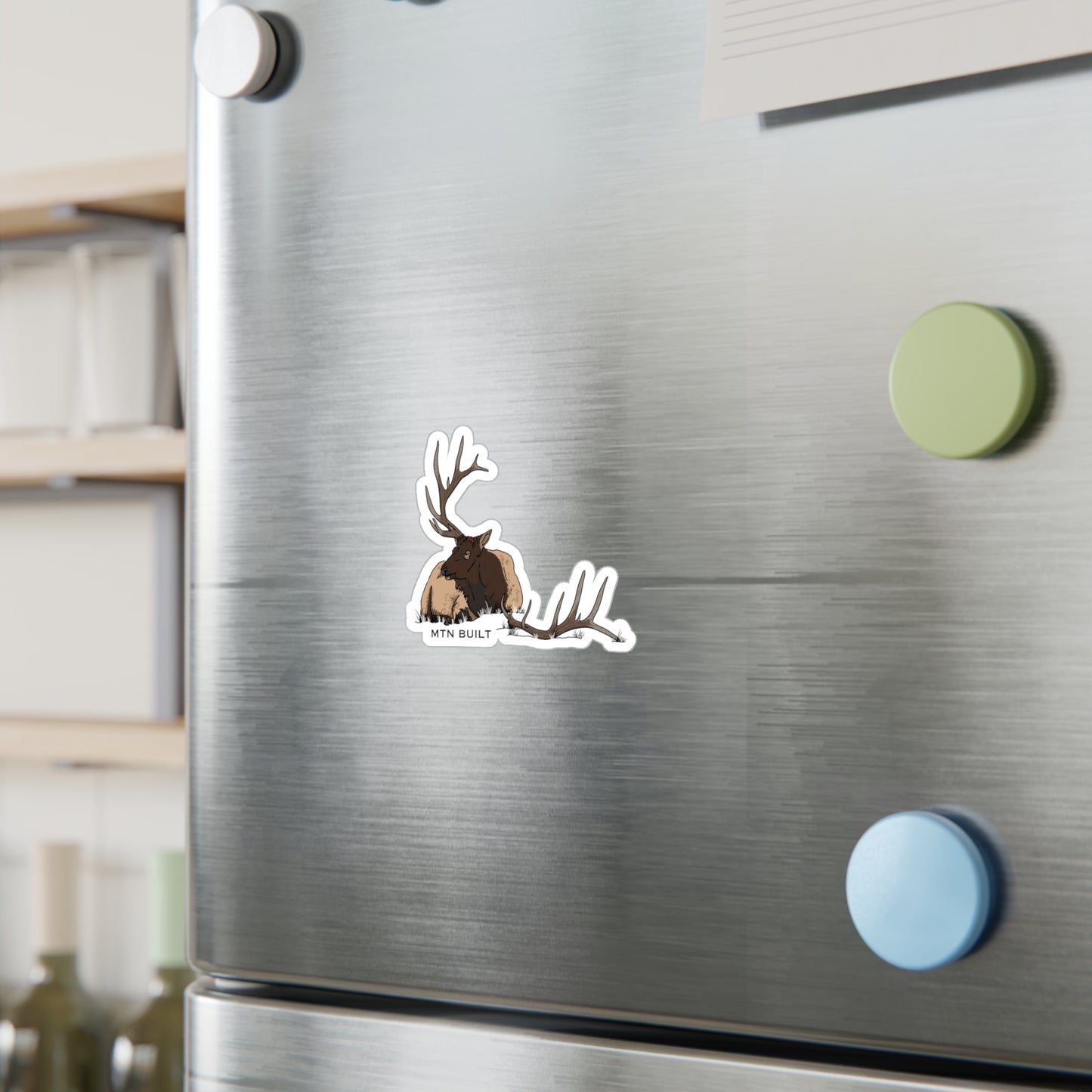 Bull Elk Shed Vinyl Decal | MTN BUILT sticker