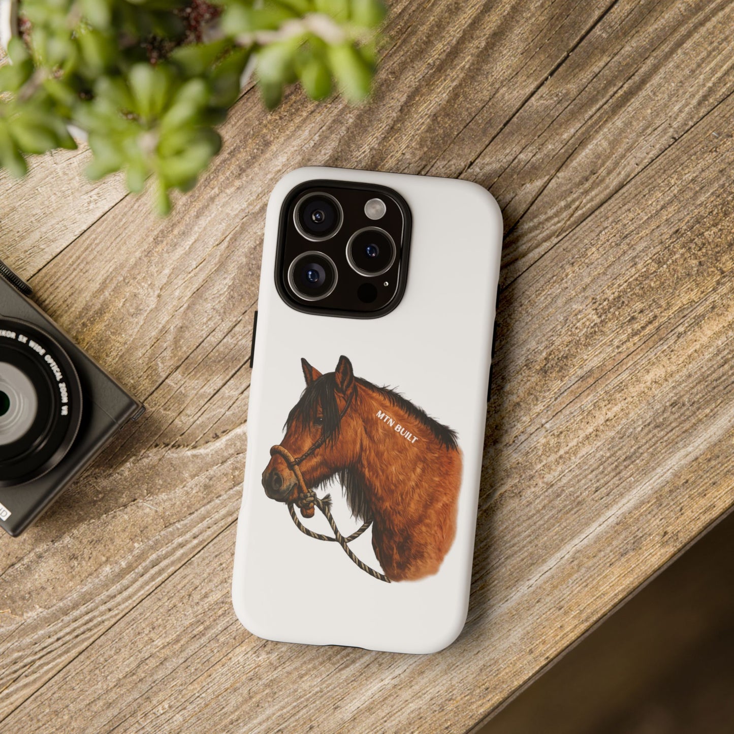 MTN BUILT Mustang phone case | Wild Horse Illustration