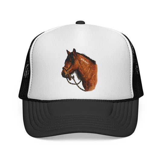 Mustang Horse Trucker Cap | Equestrian Western Mesh Hat