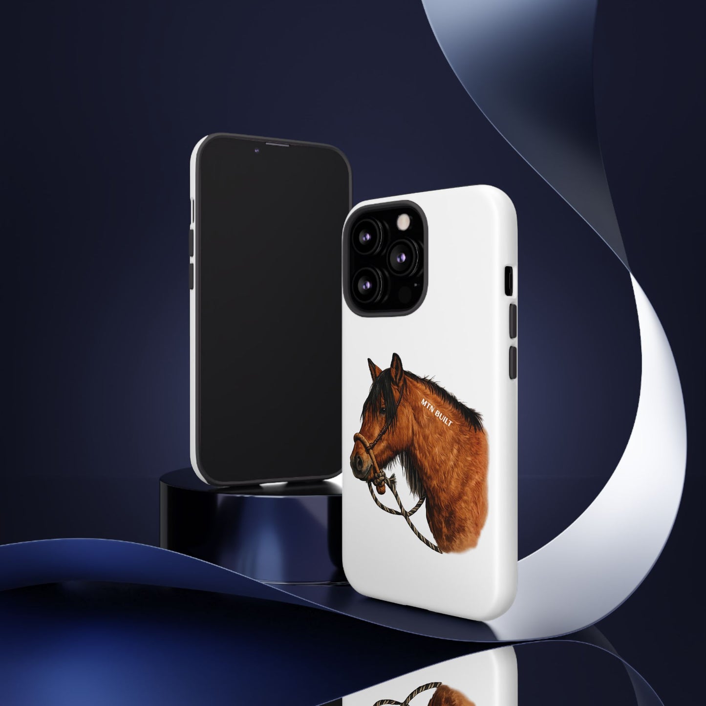 MTN BUILT Mustang phone case | Wild Horse Illustration