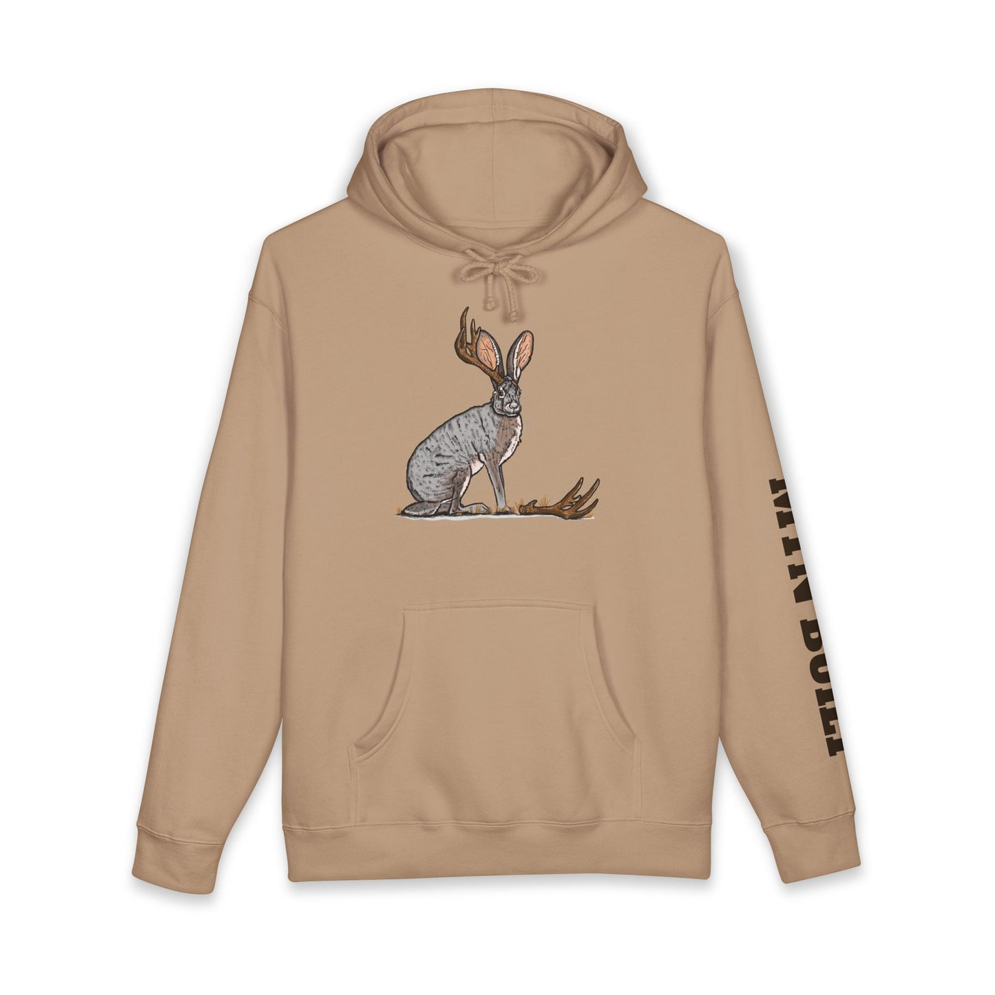 Jackalope Shed Buck | Heavyweight Hooded Sweatshirt