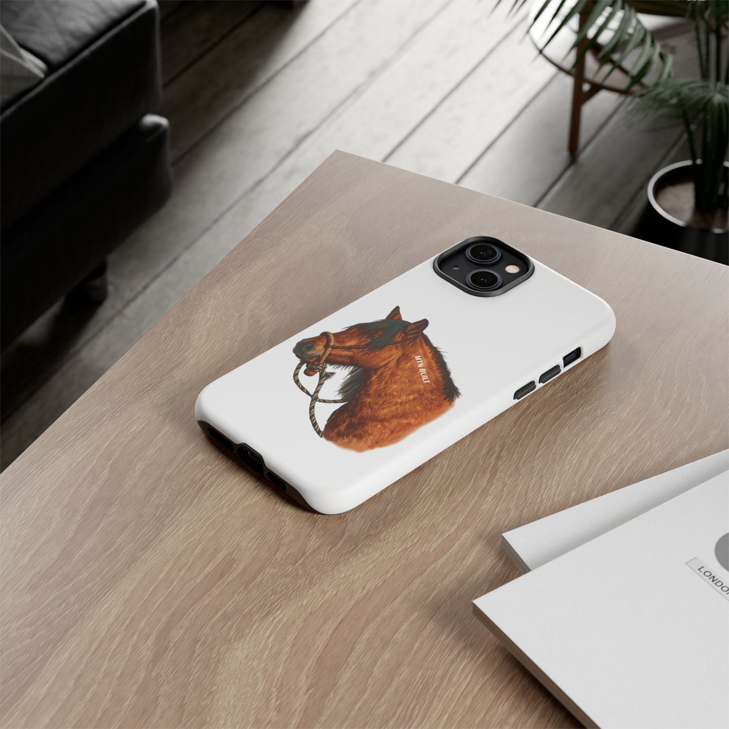 MTN BUILT Mustang phone case | Wild Horse Illustration