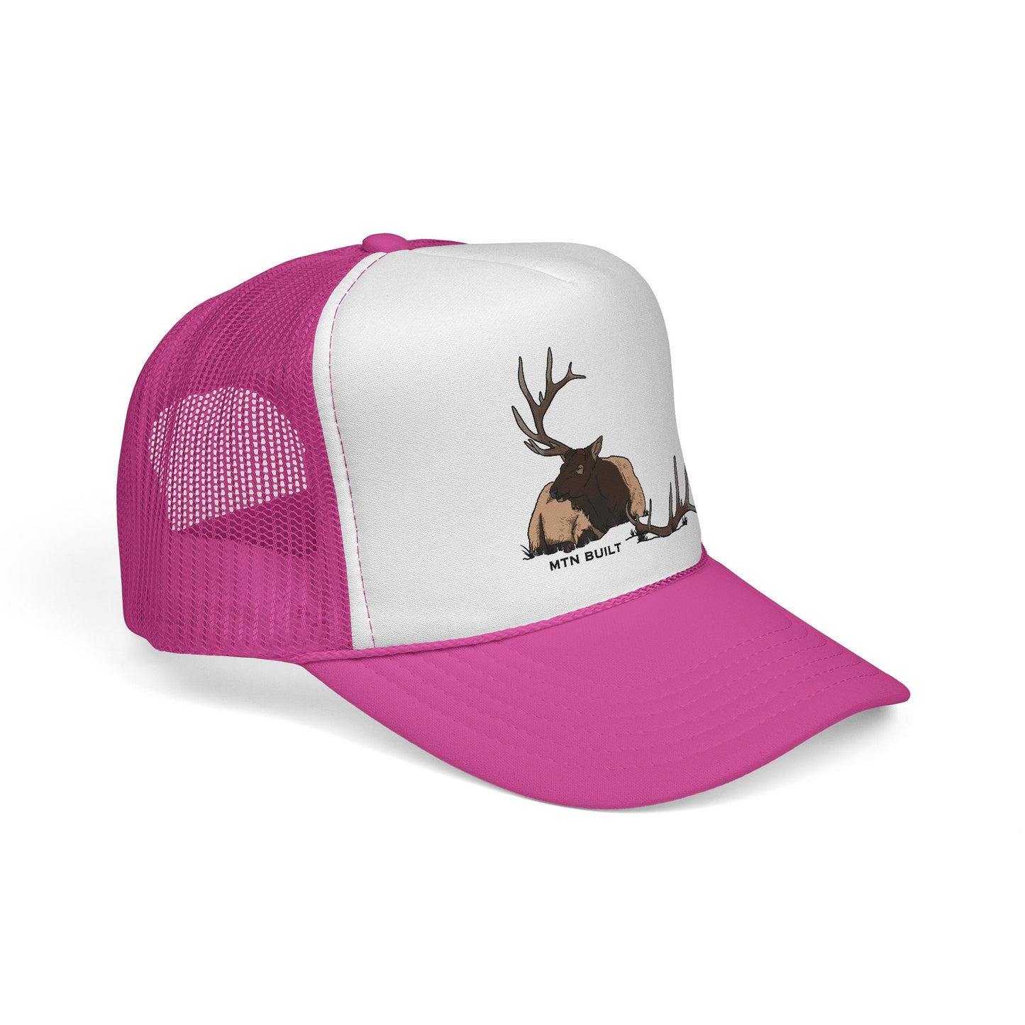 "The Dream" Elk Shed Antler Sketch Trucker Cap | Wildlife Hunting Hat
