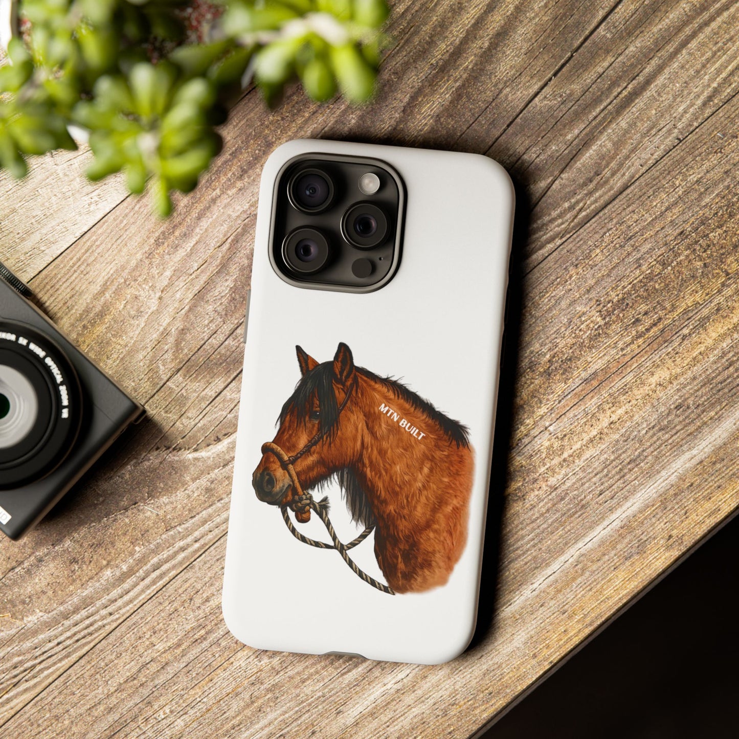 MTN BUILT Mustang phone case | Wild Horse Illustration