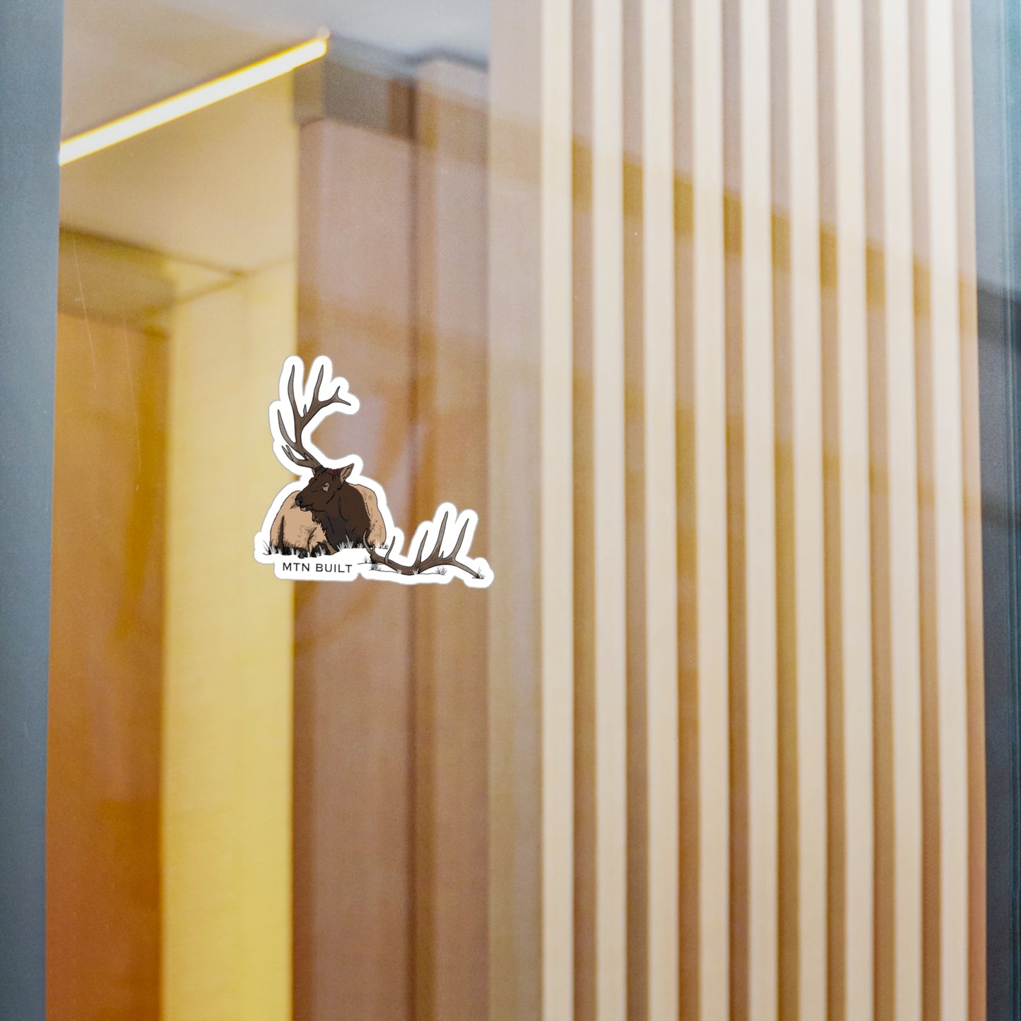 Bull Elk Shed Vinyl Decal | MTN BUILT sticker