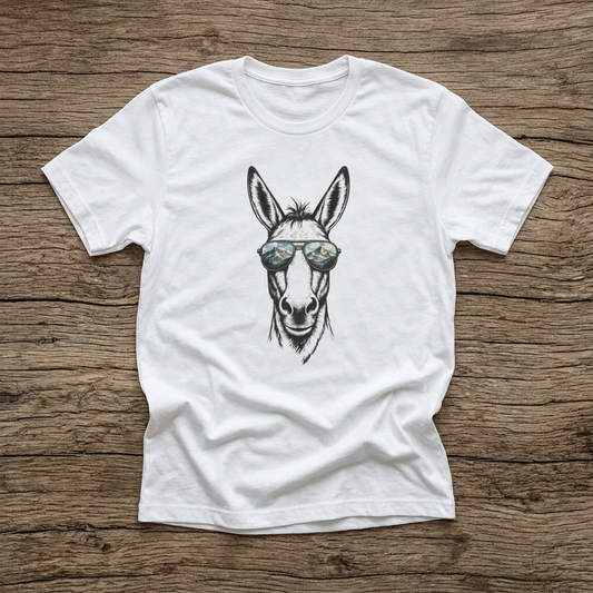 Cool Mule — "MTN BUILT" Graphic Cotton T-Shirt