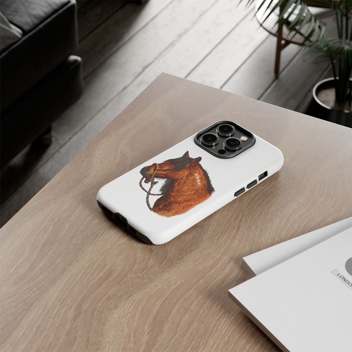 MTN BUILT Mustang phone case | Wild Horse Illustration