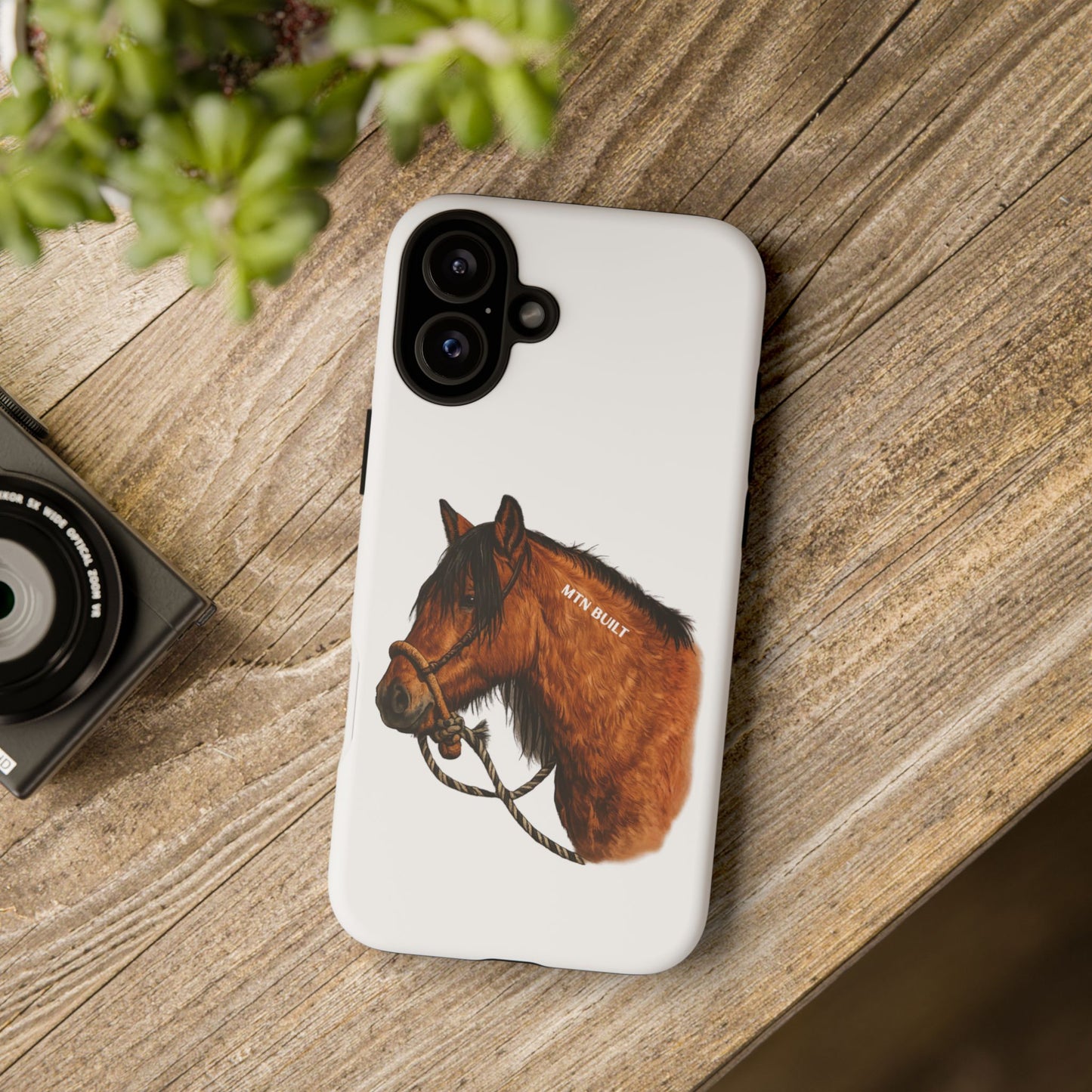 MTN BUILT Mustang phone case | Wild Horse Illustration