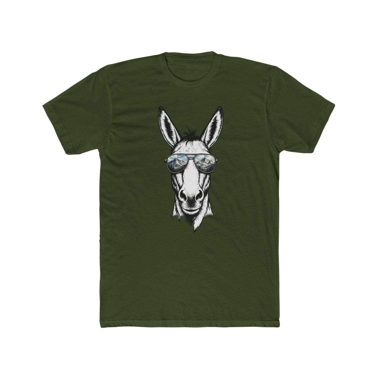 Cool Mule — "MTN BUILT" Graphic Cotton T-Shirt