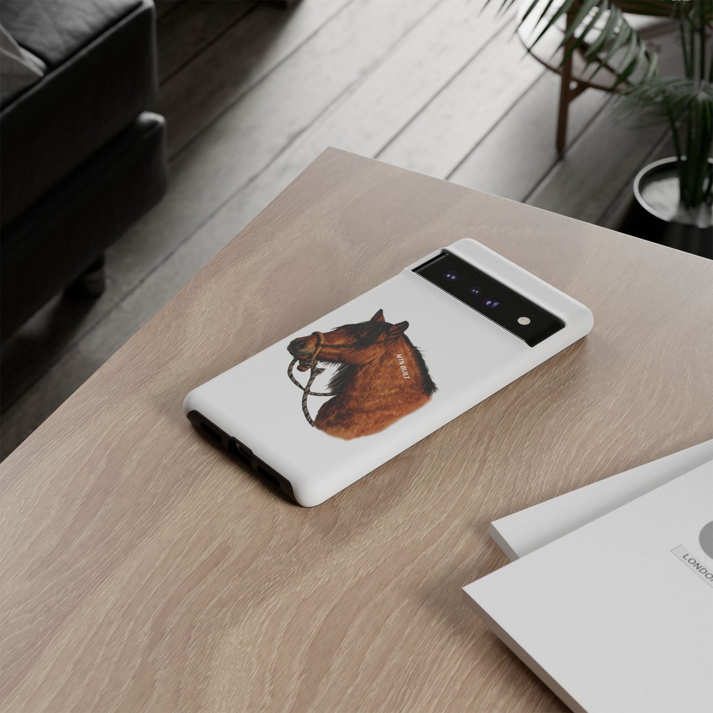 MTN BUILT Mustang phone case | Wild Horse Illustration