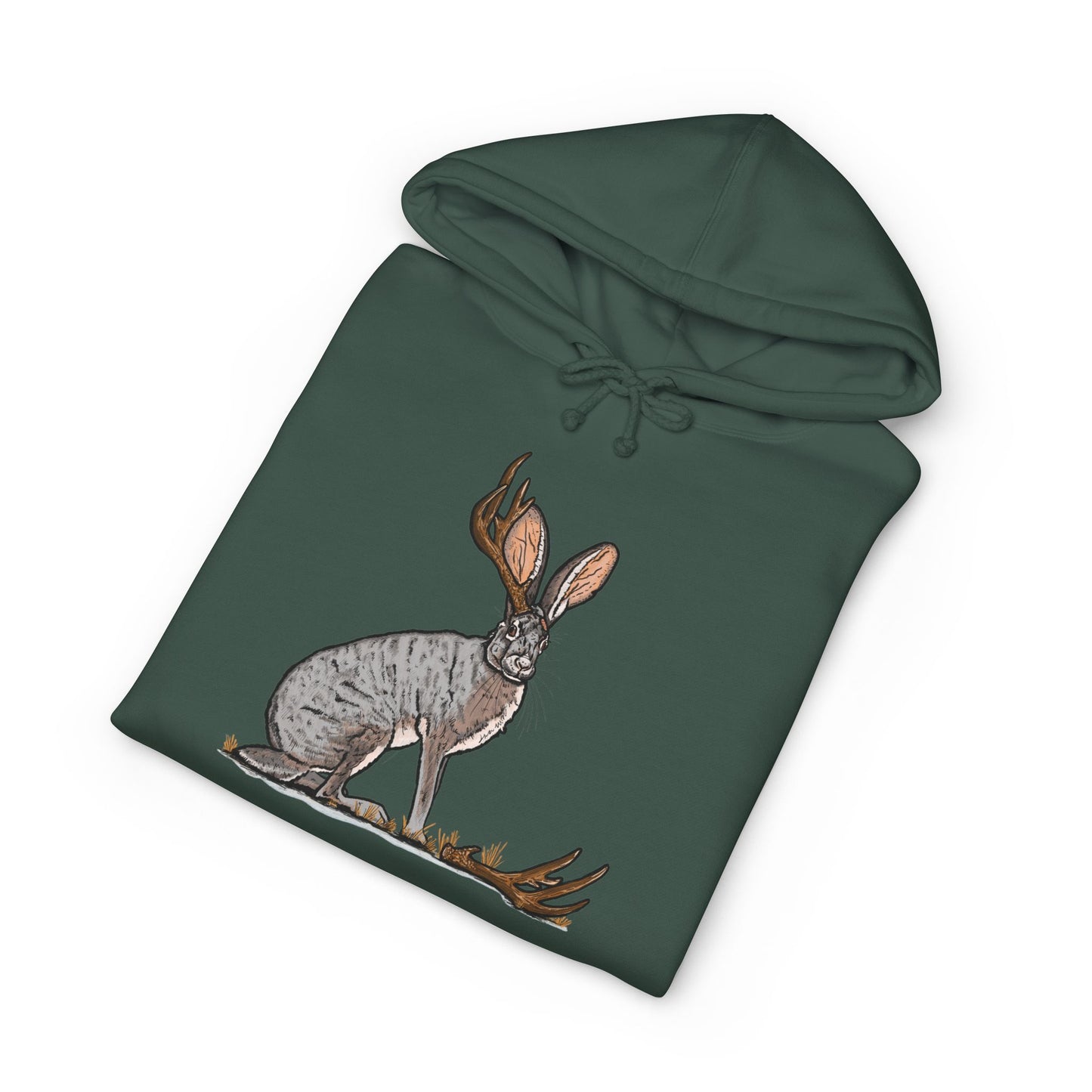 Jackalope Shed Buck | Heavyweight Hooded Sweatshirt