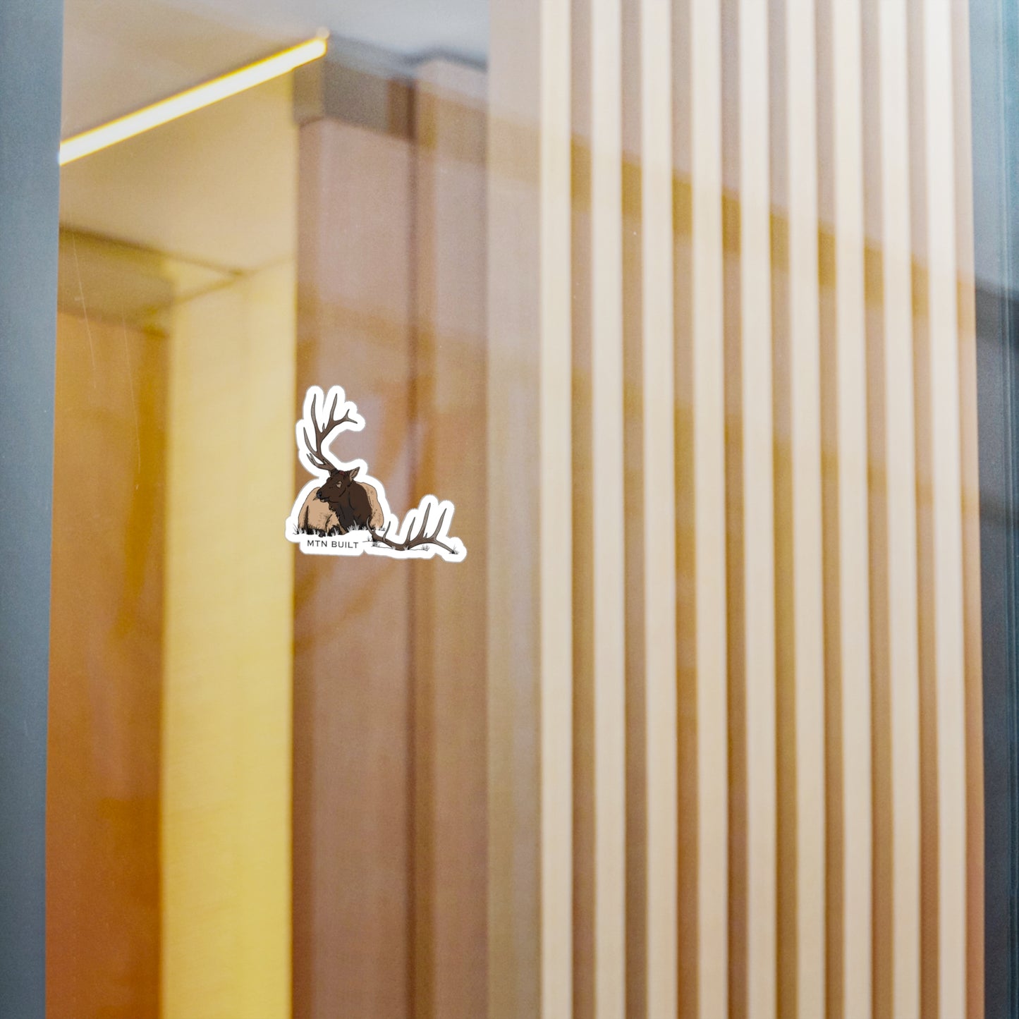 Bull Elk Shed Vinyl Decal | MTN BUILT sticker