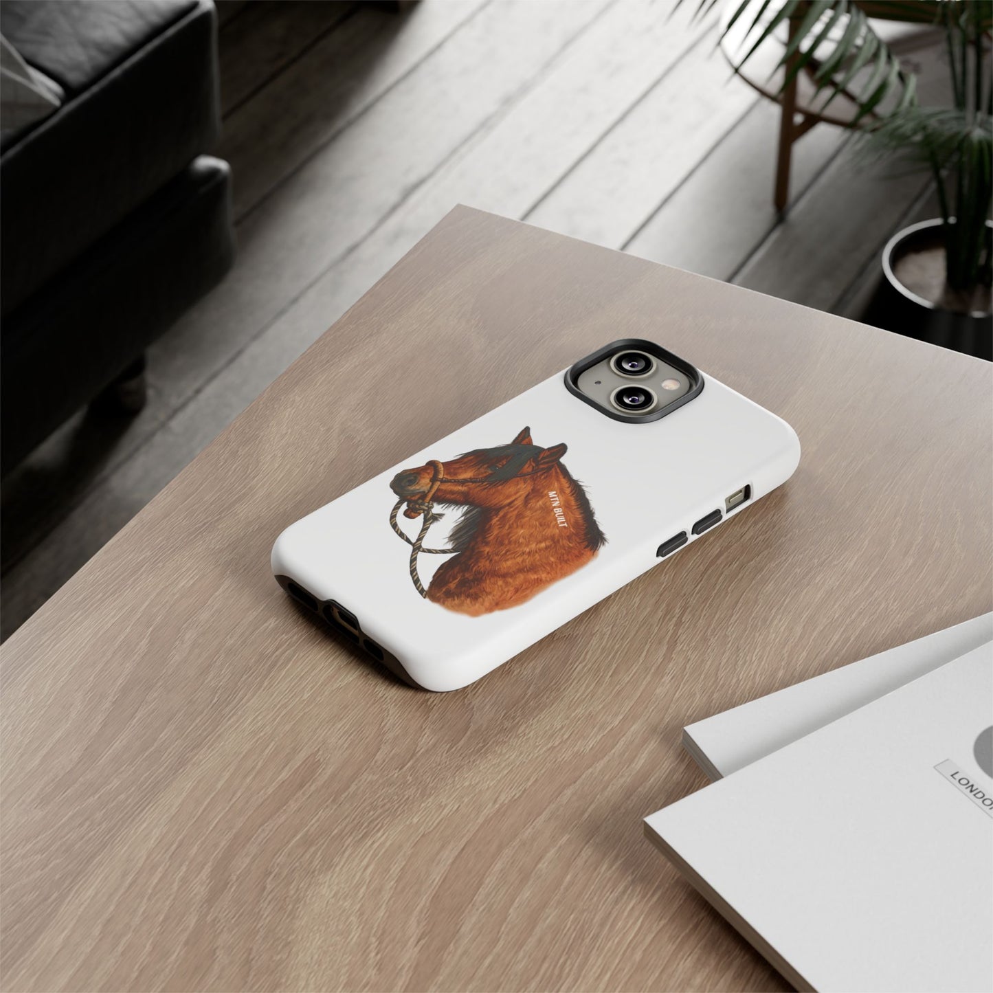 MTN BUILT Mustang phone case | Wild Horse Illustration