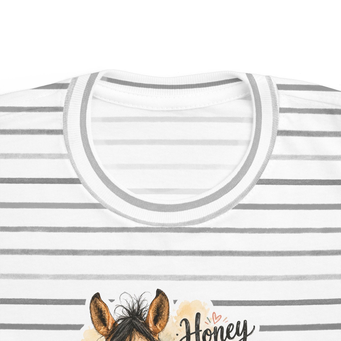 "Honey Hair Don't Care" Toddler Horse Tee