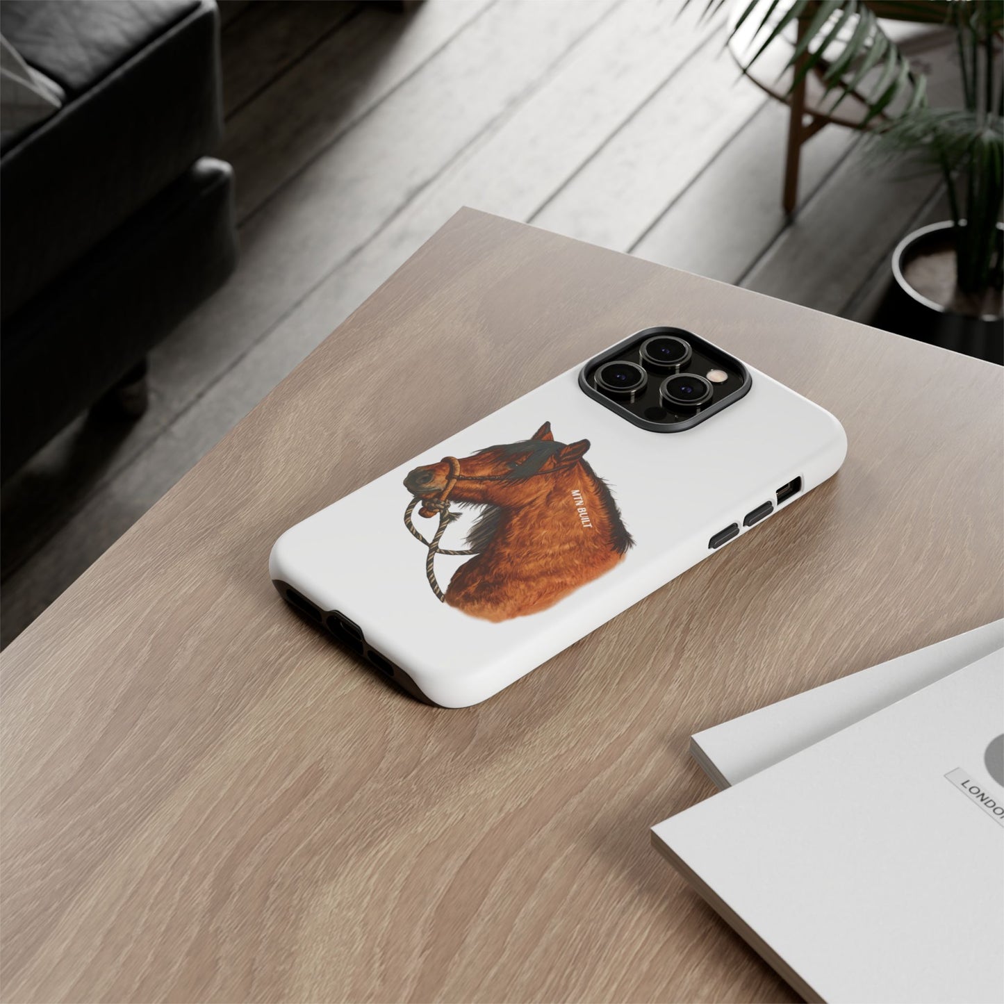 MTN BUILT Mustang phone case | Wild Horse Illustration