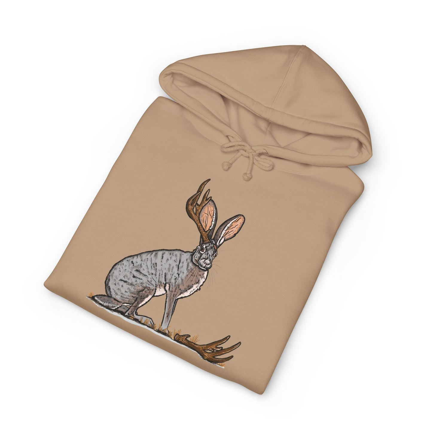 Jackalope Shed Buck | Heavyweight Hooded Sweatshirt