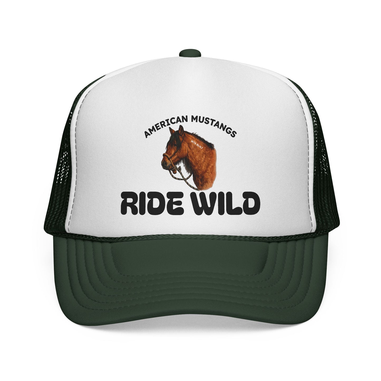 "Ride Wild" Trucker Cap — American Mustang Horse Hat