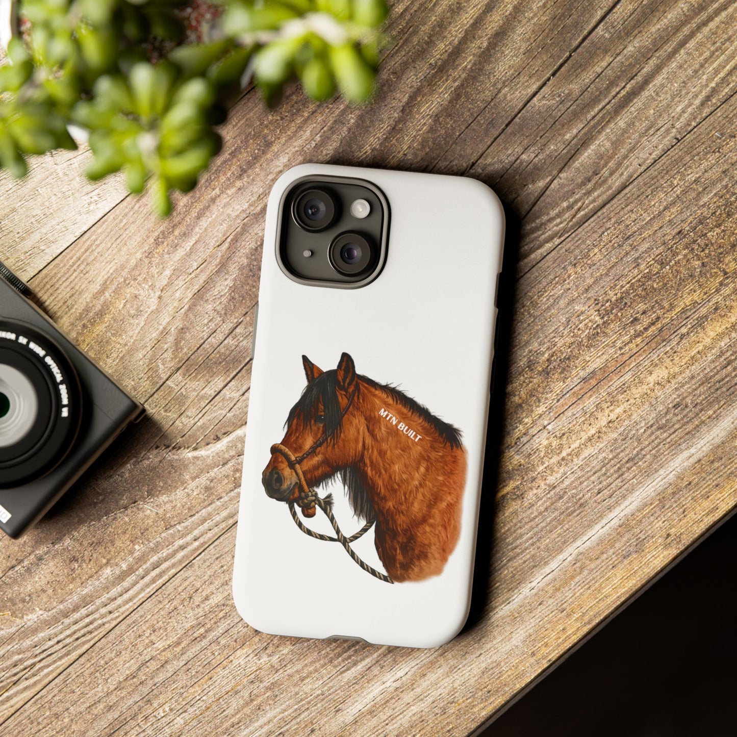MTN BUILT Mustang phone case | Wild Horse Illustration