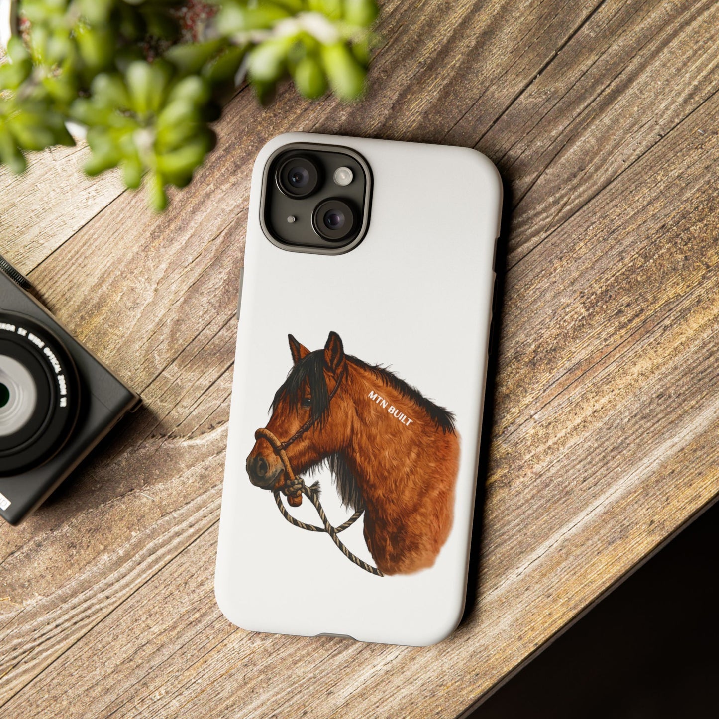 MTN BUILT Mustang phone case | Wild Horse Illustration