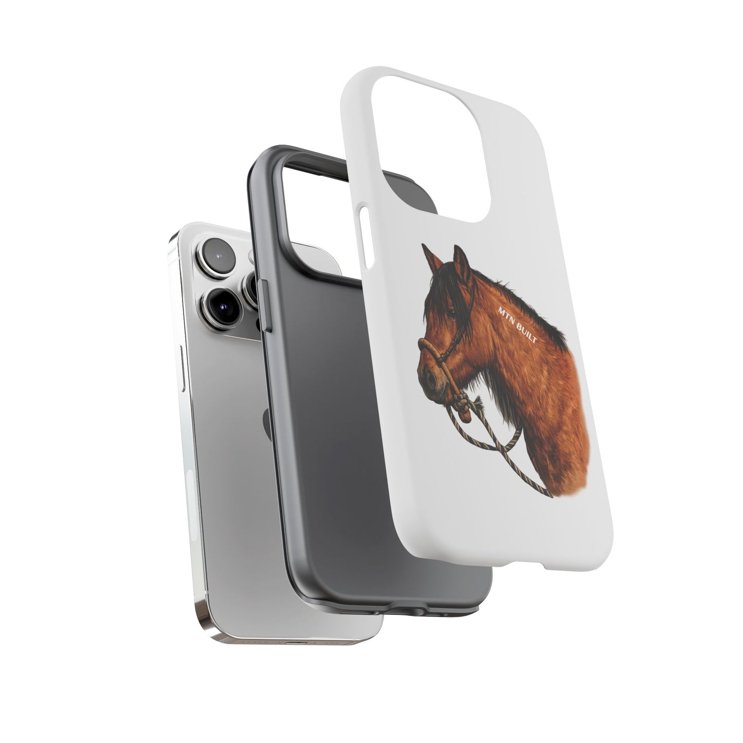 MTN BUILT Mustang phone case | Wild Horse Illustration
