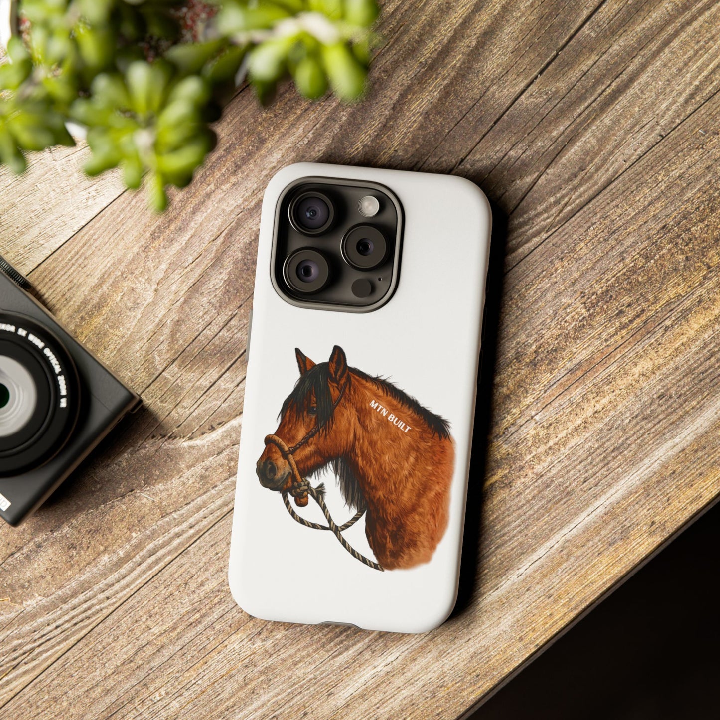 MTN BUILT Mustang phone case | Wild Horse Illustration