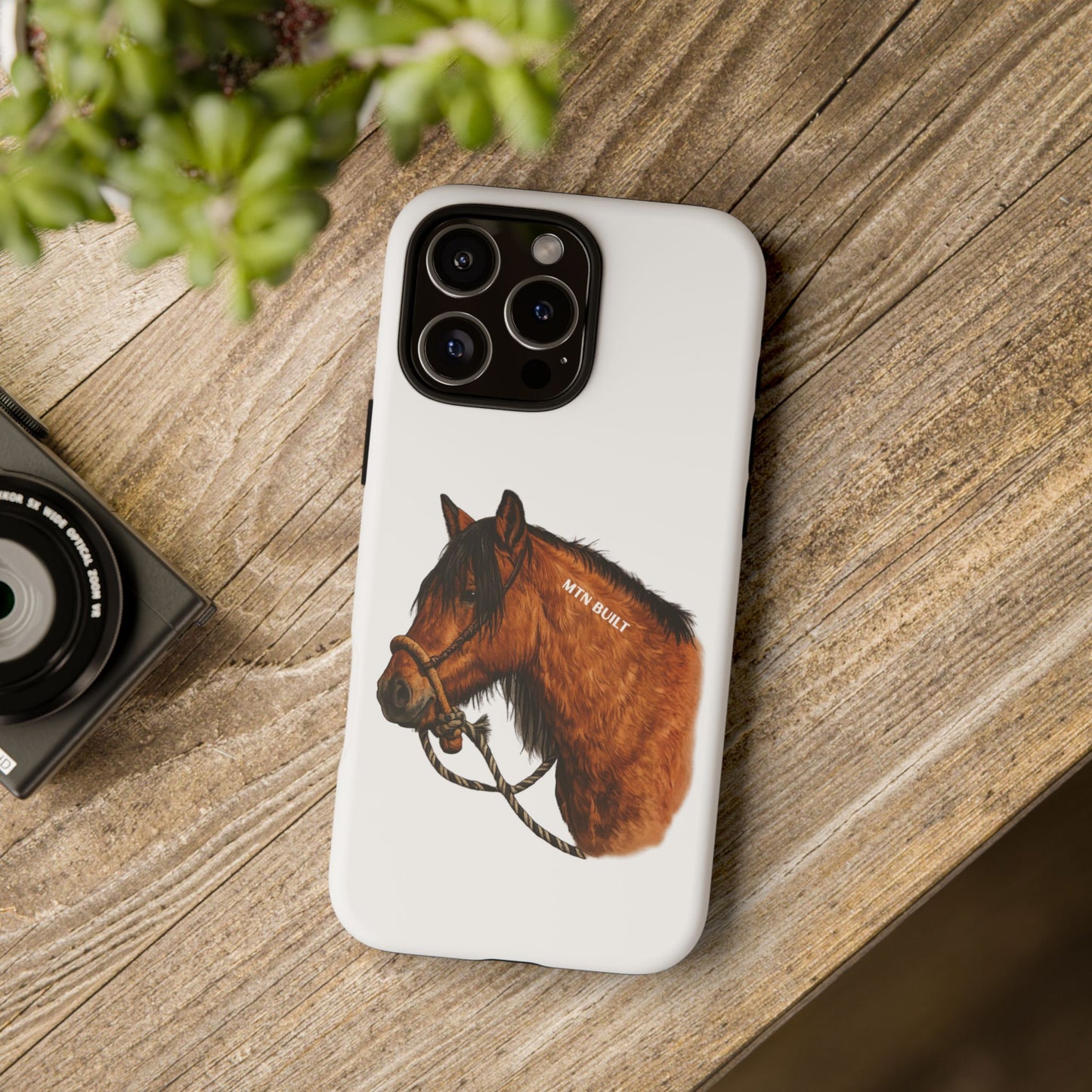 MTN BUILT Mustang phone case | Wild Horse Illustration