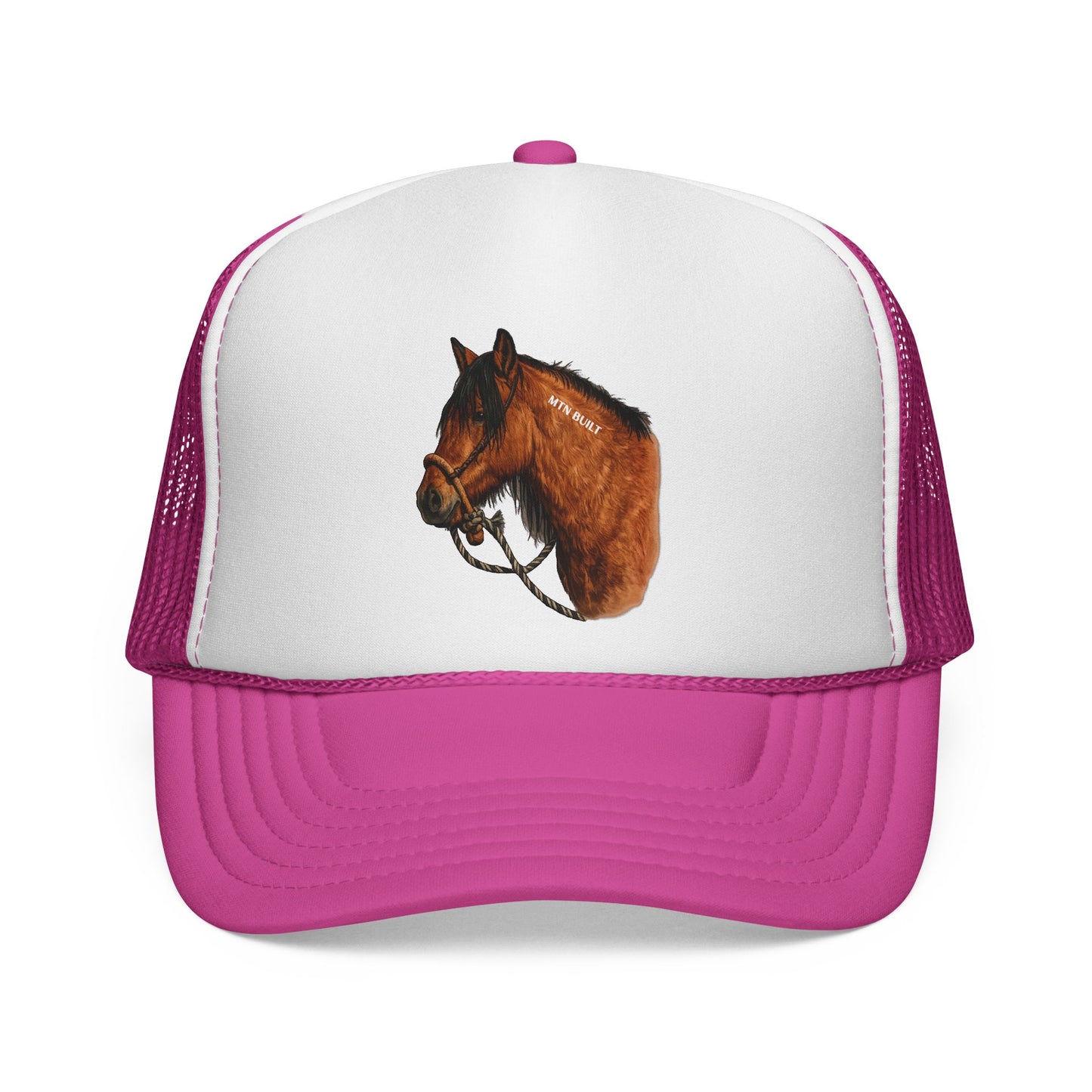 Mustang Horse Trucker Cap | Equestrian Western Mesh Hat